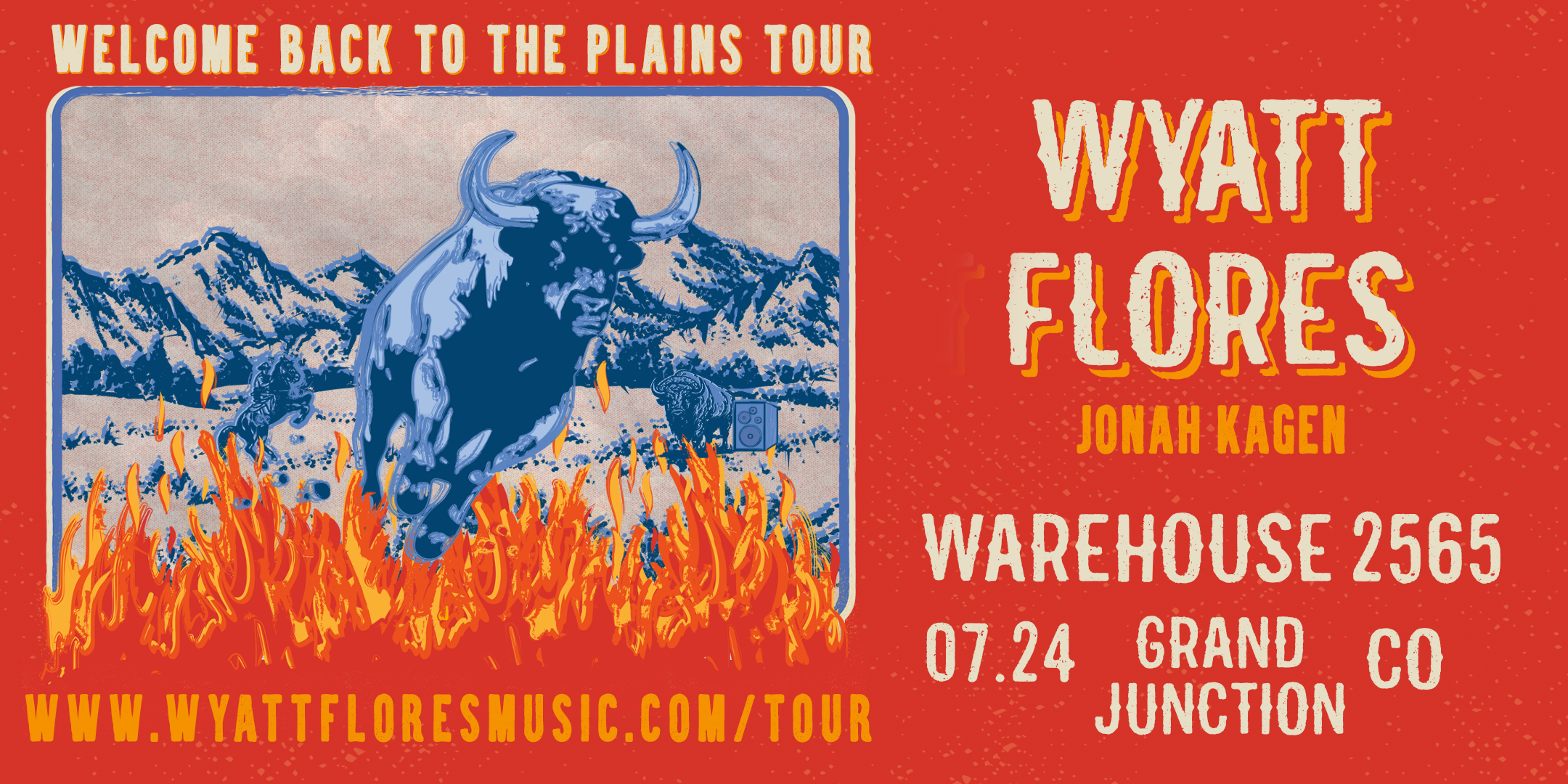 WYATT FLORES ** OUTSIDE STAGE ** with special guest Jonah Kagen